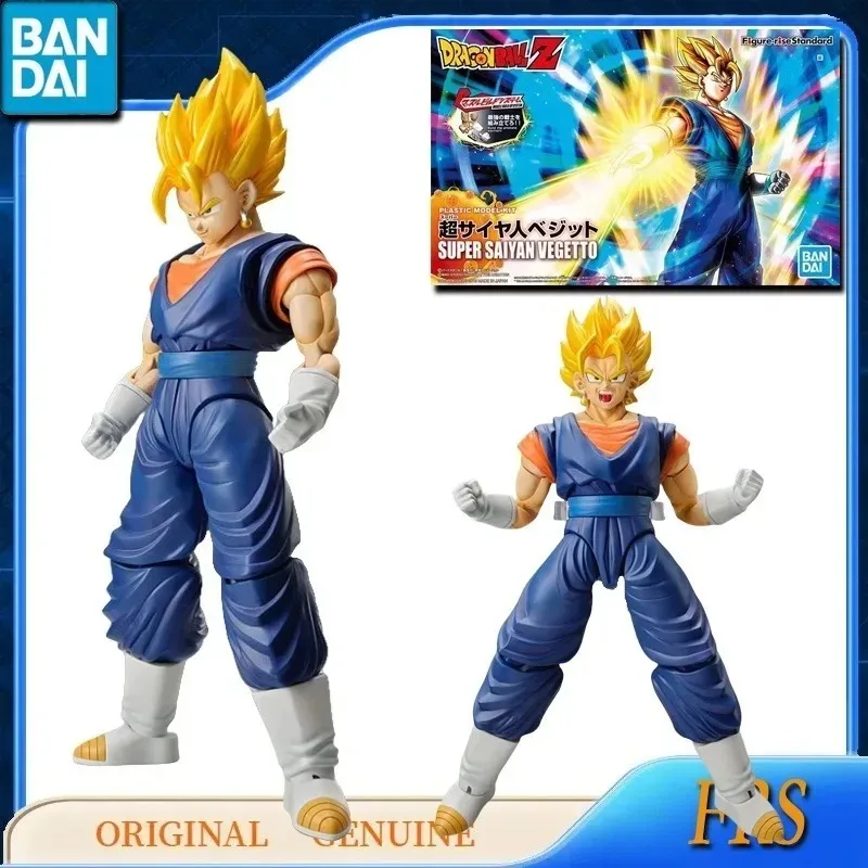 

Bandai Original Genuine Dragon Ball Z SUPER SAIYAN VEGETTO Anime Action Figures Toys Kids Gift Assembly Model Ornaments
