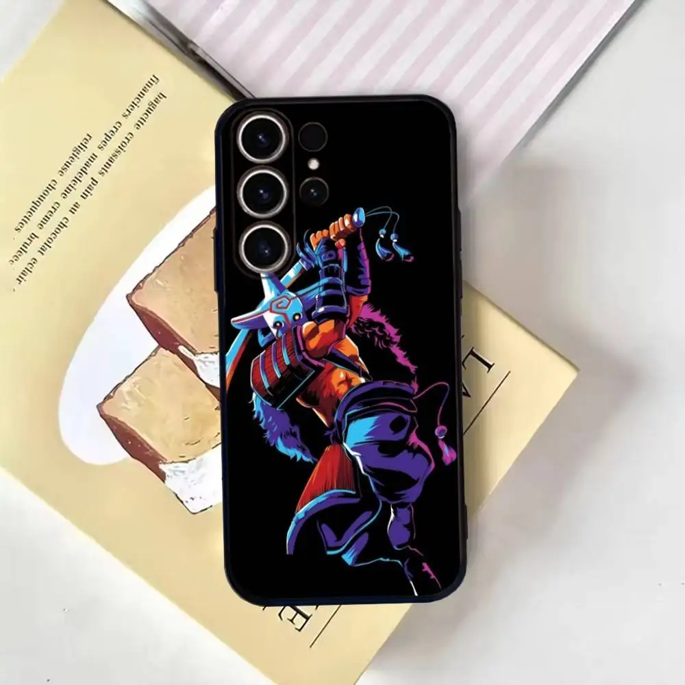 حافظة هاتف Dota 2 لهاتف SamsungS25,24,21,22,23,30,Ultra,20,Plus,Fe,Lite,Note,10,9,Soft Black Cover #6