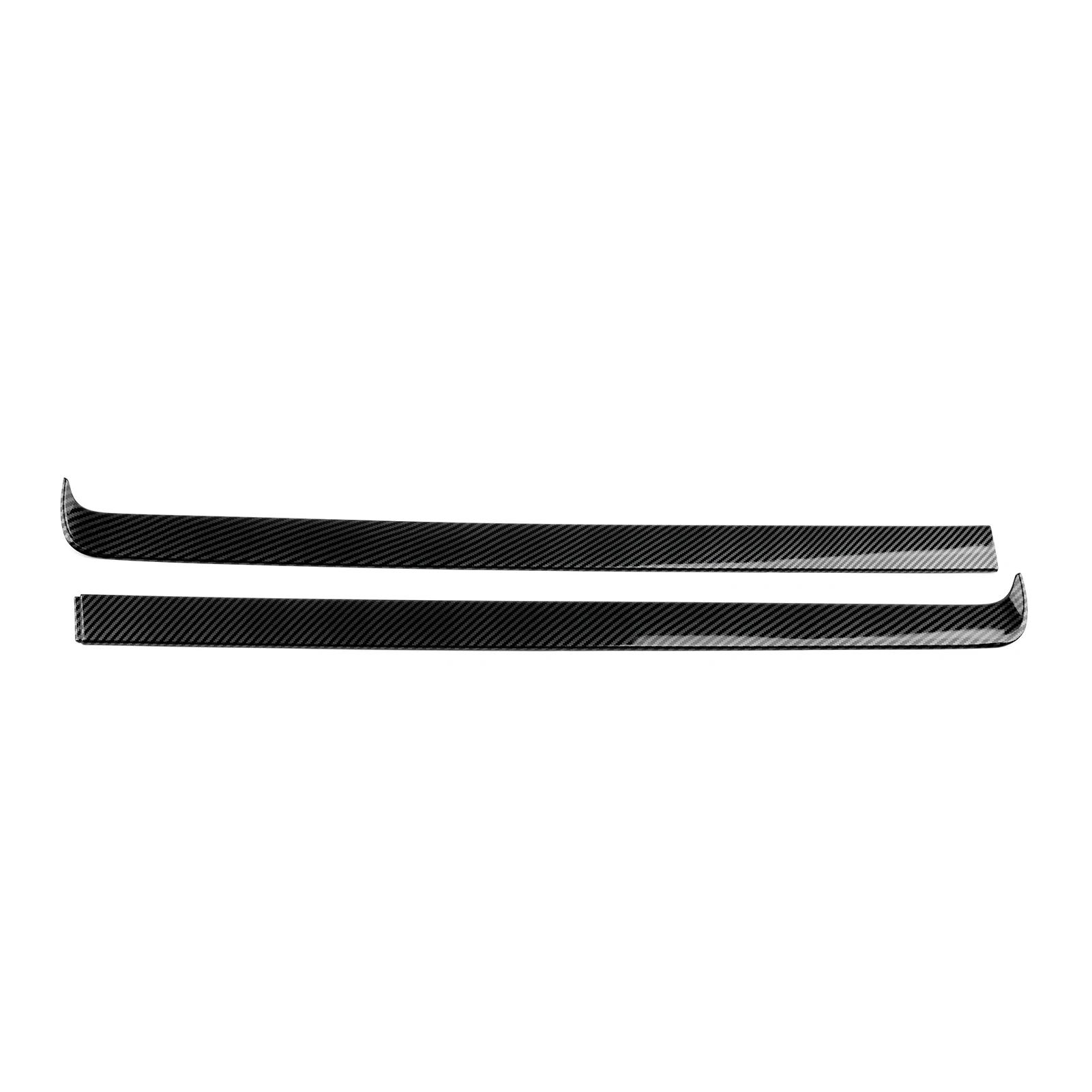For Tesla Model 3 Highland Model Y Juniper (2024-2028) Trim Set, Car Center Console Decorative Strips, Carbon Fiber ABS Stickers