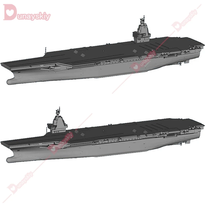 Chinese 004 Nuclear Powered Aircraft Carrier Fantasy Version 1/2000/700 3D Printed Ship Warship Model Toys Hobby 14