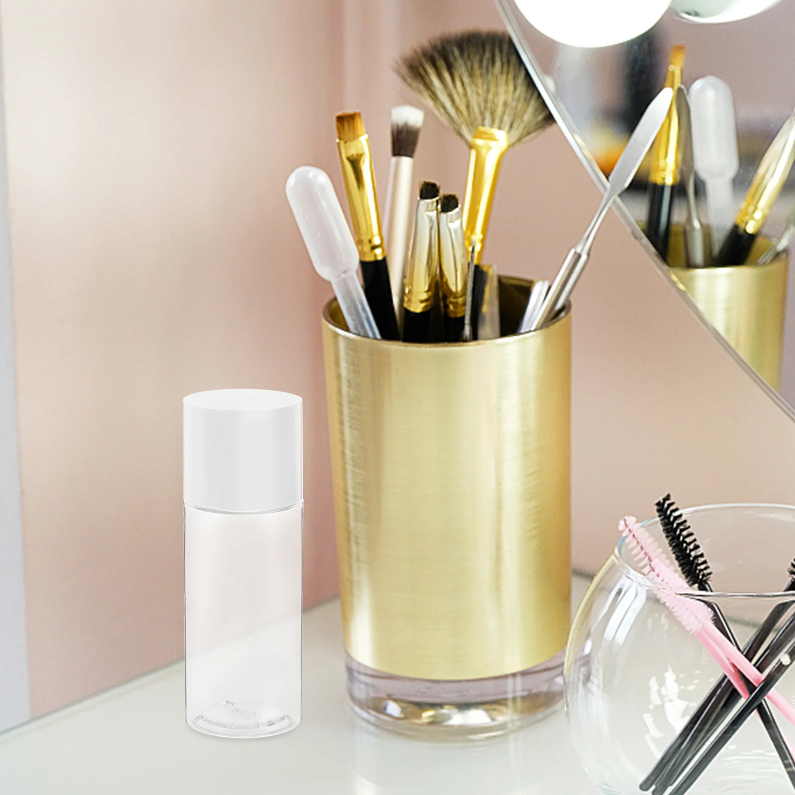 4 個のトナーボトル 150 ミリリットル詰め替え可能なトラベルローション容器漏れ防止液体保管スキンケア DIY 保湿剤用