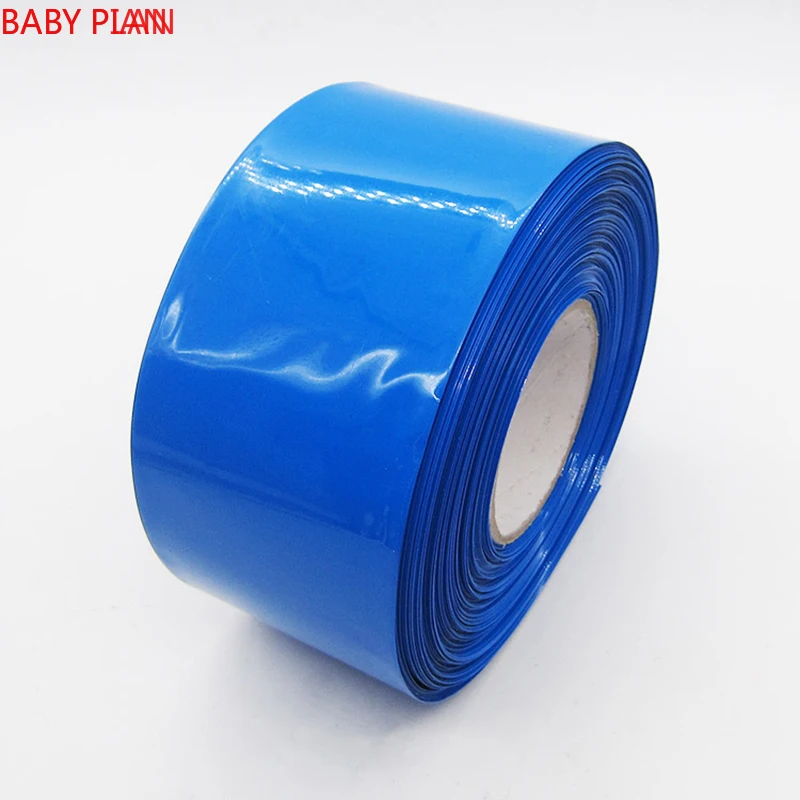 1KG Insulated PVC Blue Heat Shrinkable Tube 18650 Lithium Battery Shrink Film Battery Insulation Sleeve PVC Heat Shrinkable Tube