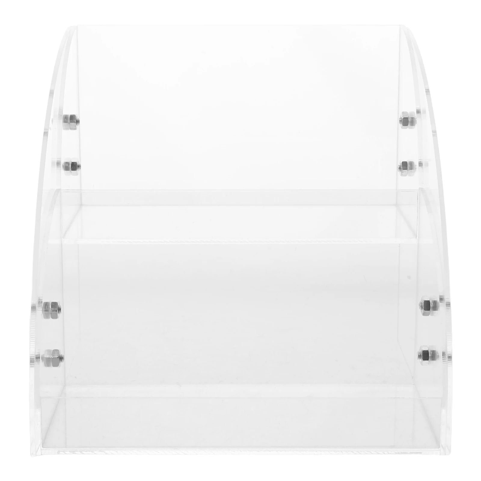 

Clear Acrylic Makeup Organizer Waterproof Bathroom Storage Vanity Organizer Minimalist Sheet Mask Display Desktop