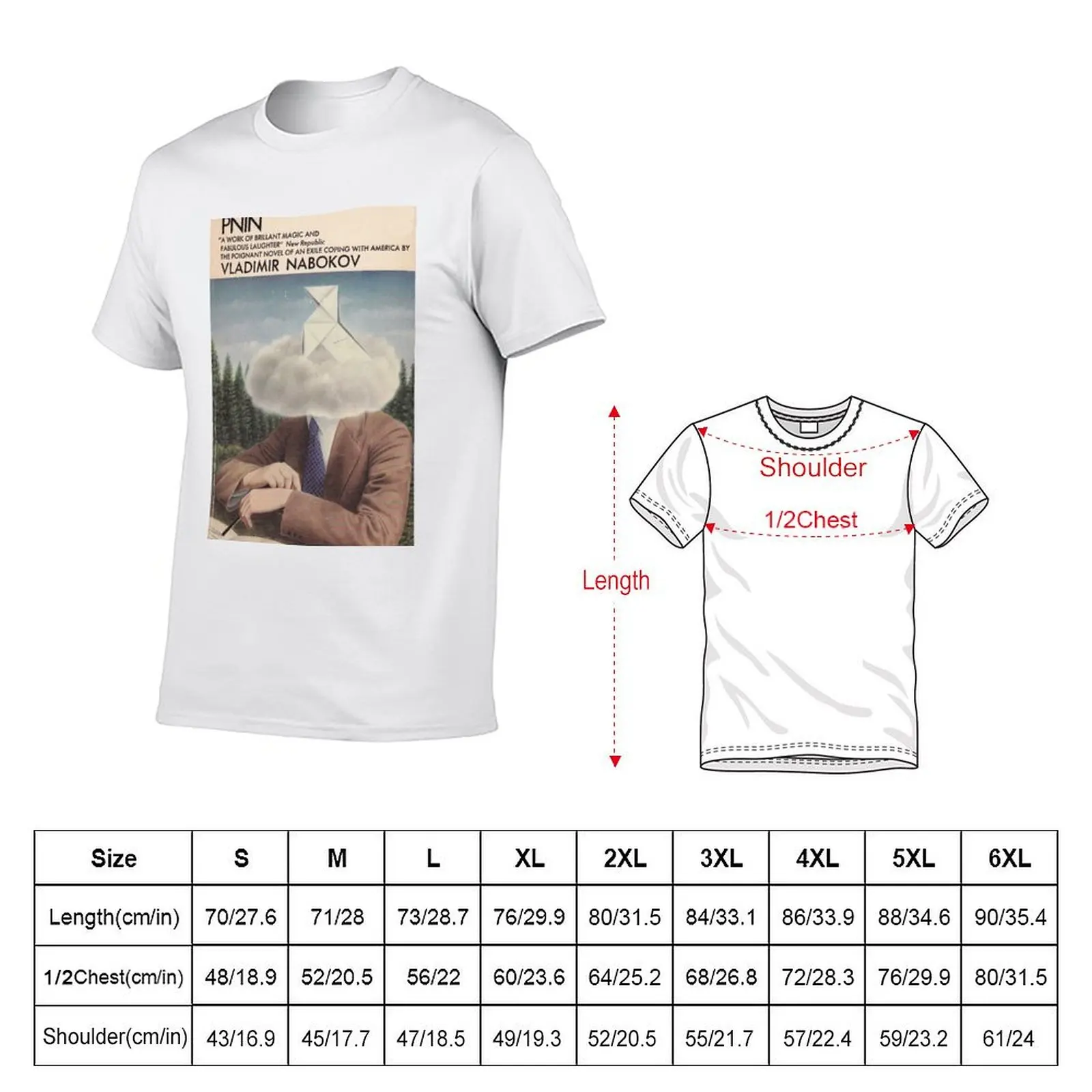 Vladimir Nabokov - PNIN T-Shirt funny t shirts man man t shirt graphic T-Shirt