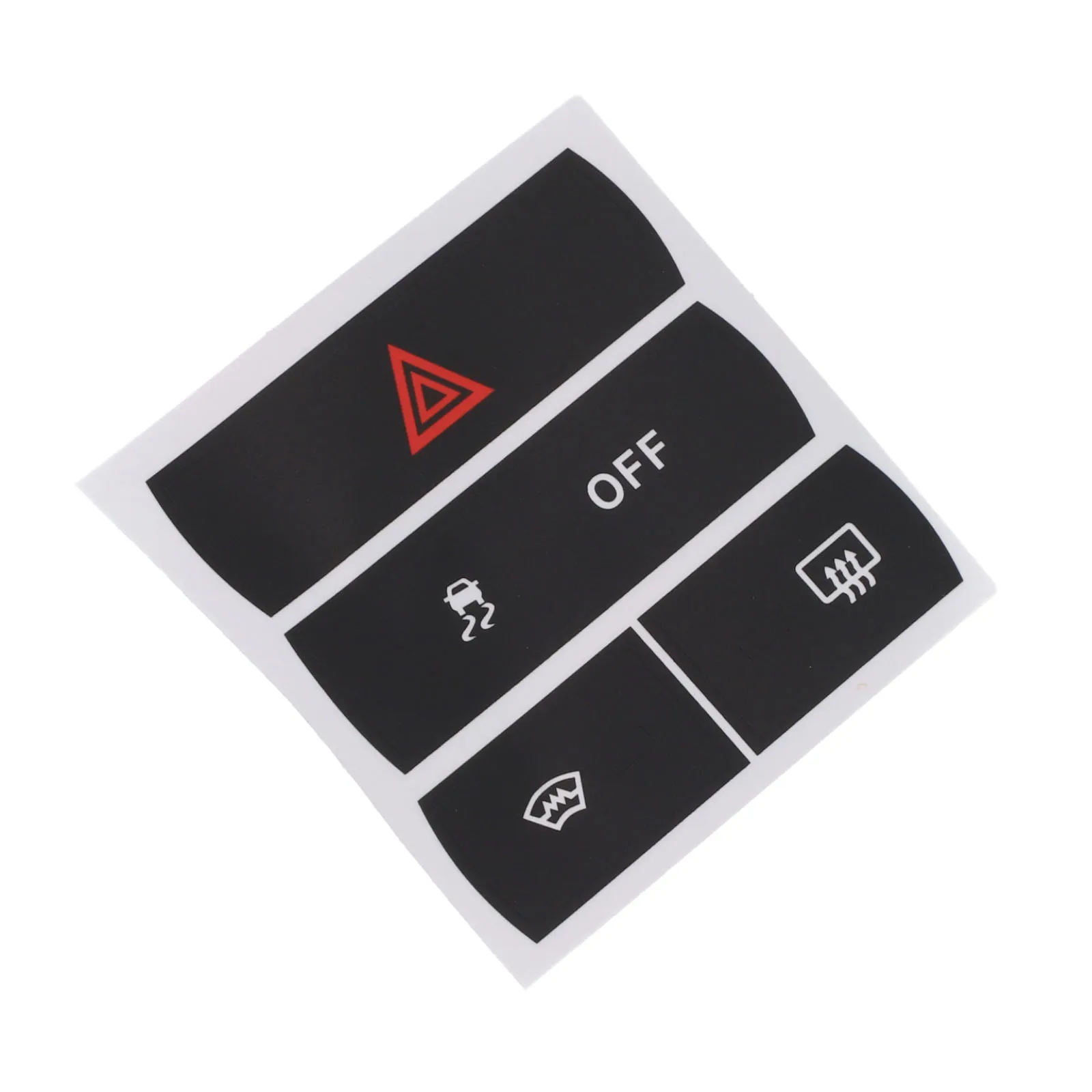 Auto Parts Repair Decal Sticker Waterproof Black Car Accessories Dustproof Push Button Tool For Ford For S-Max