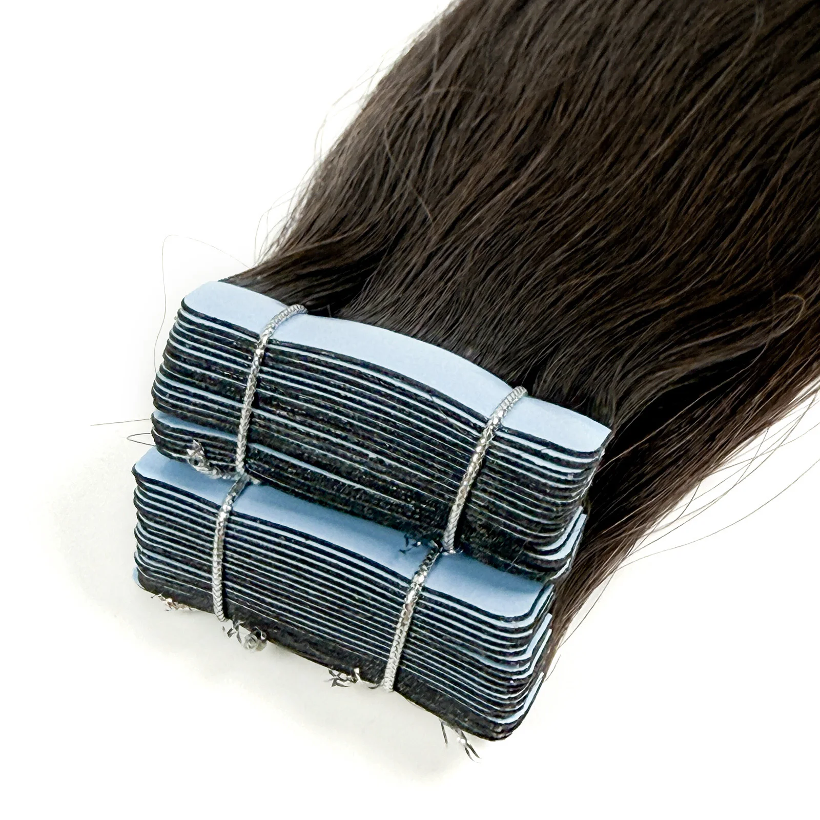 Tape In Vietnamese Virgin Human Hair 50g/20Pcs Colored Straight Extensions Skin Weft Adhesive Glue On Salon Quality