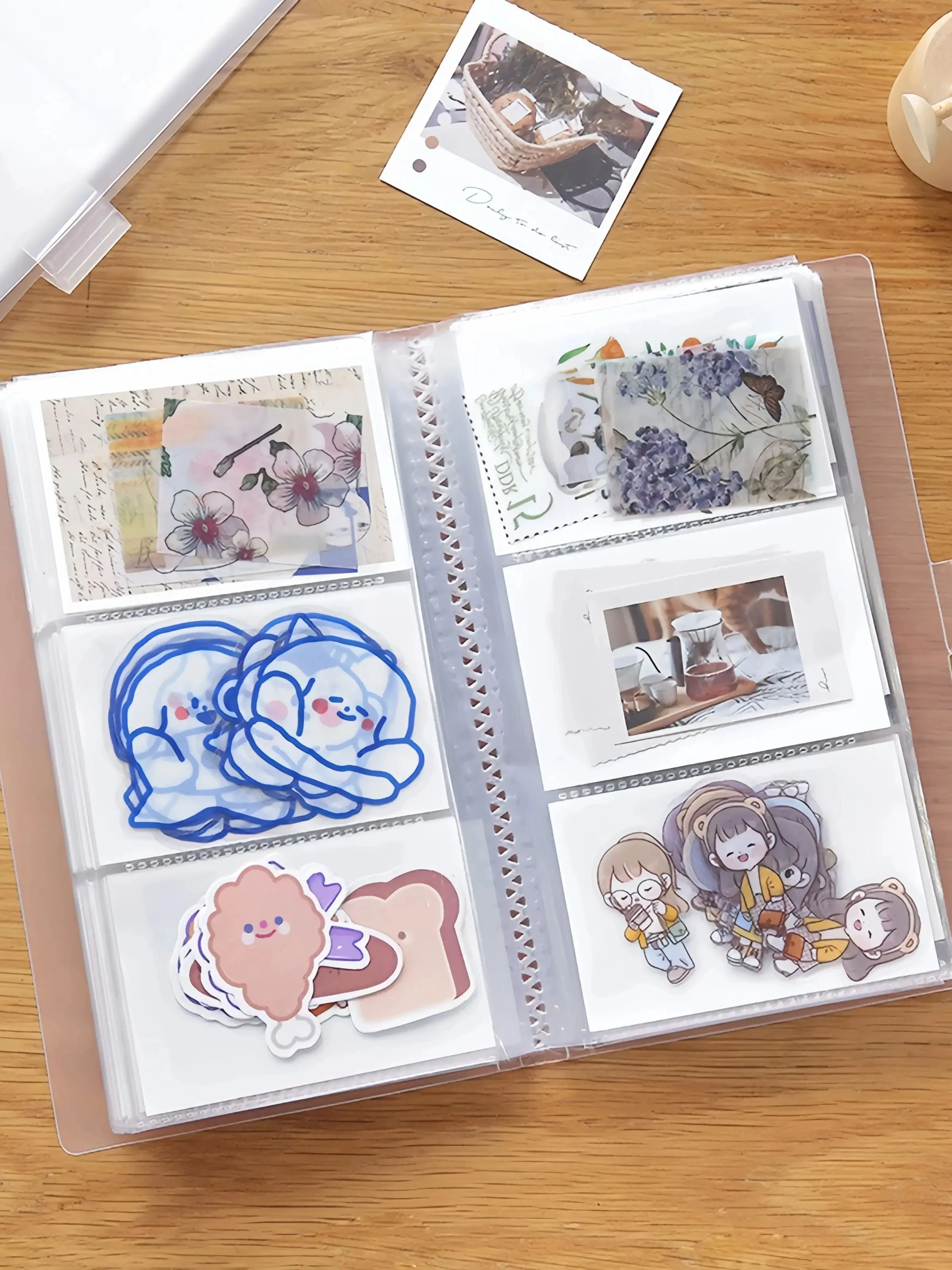 120/240 Slot Album Contents For Polaroid Photo,Photo Book For Polaroid Album,Postcard Photo Storage,Card Album