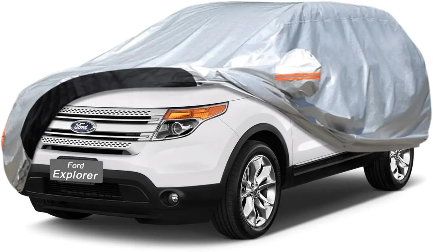 

Custom Fit Ford Explorer (1995-2025) Waterproof Car Cover, Oxford Fabric for Sun Rain Dust Snow Protection, Ships from US