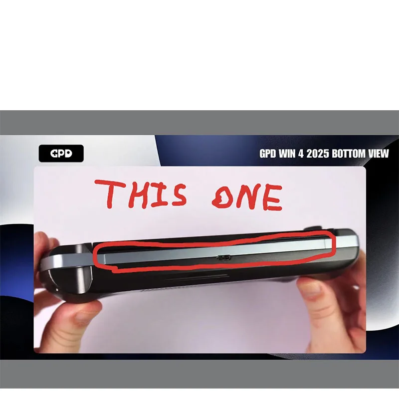 GPD Win4 zilveren bekleding