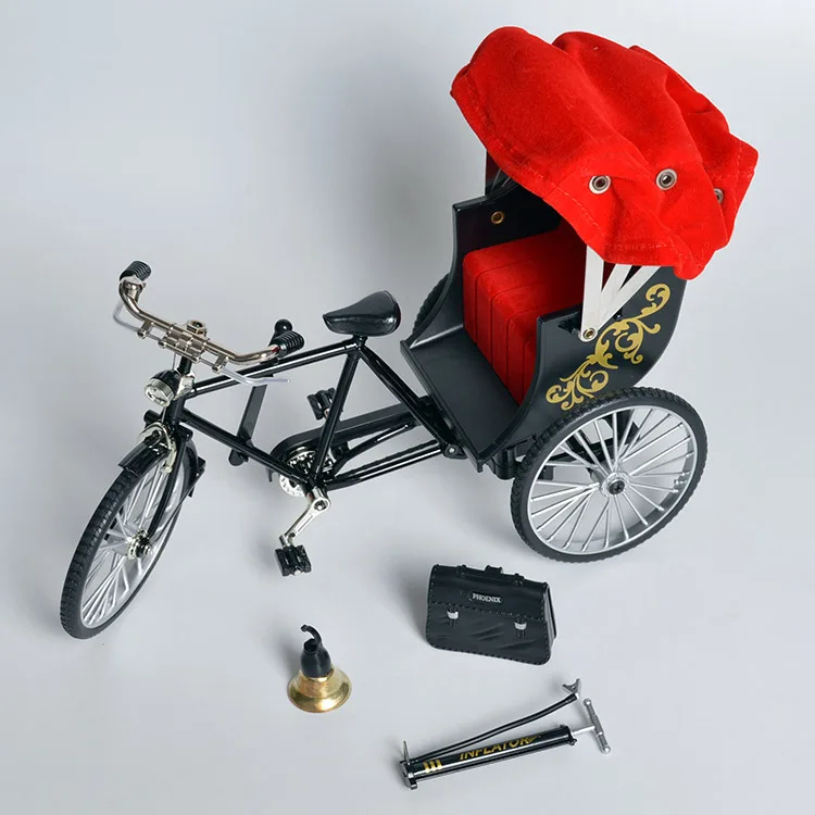 

Легкосплавный ностальгический трехколесный рикша, лабораторный автомобиль, металлическая модель, большая коллекция, набор декоративных коробок для игрушечного автомобиля B343