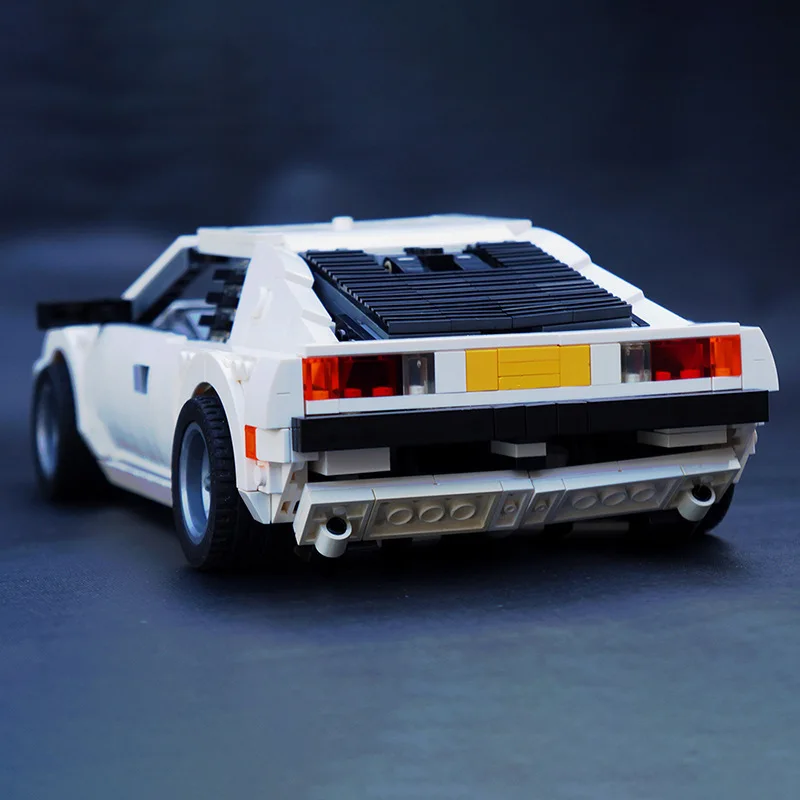 1543 قطعة من مكعبات البناء MOC لسيارة لوتس إسبريت S1 ويت نيلي الرياضية، نموذج DIY للبناء، لعبة إبداعية للأطفال
