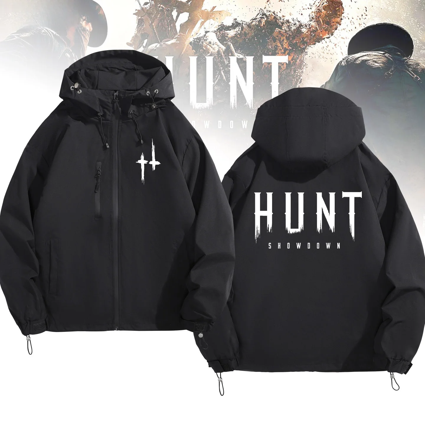 

Куртка-трансформер 3-в-1 с капюшоном и принтом из полиэстера, повседневная одежда для всех сезонов, дизайн «Дельта реки Янцзы», на молнии