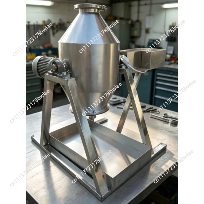 Small Electric Dry Powder Mixer, Stainless Steel Food Powder Blender