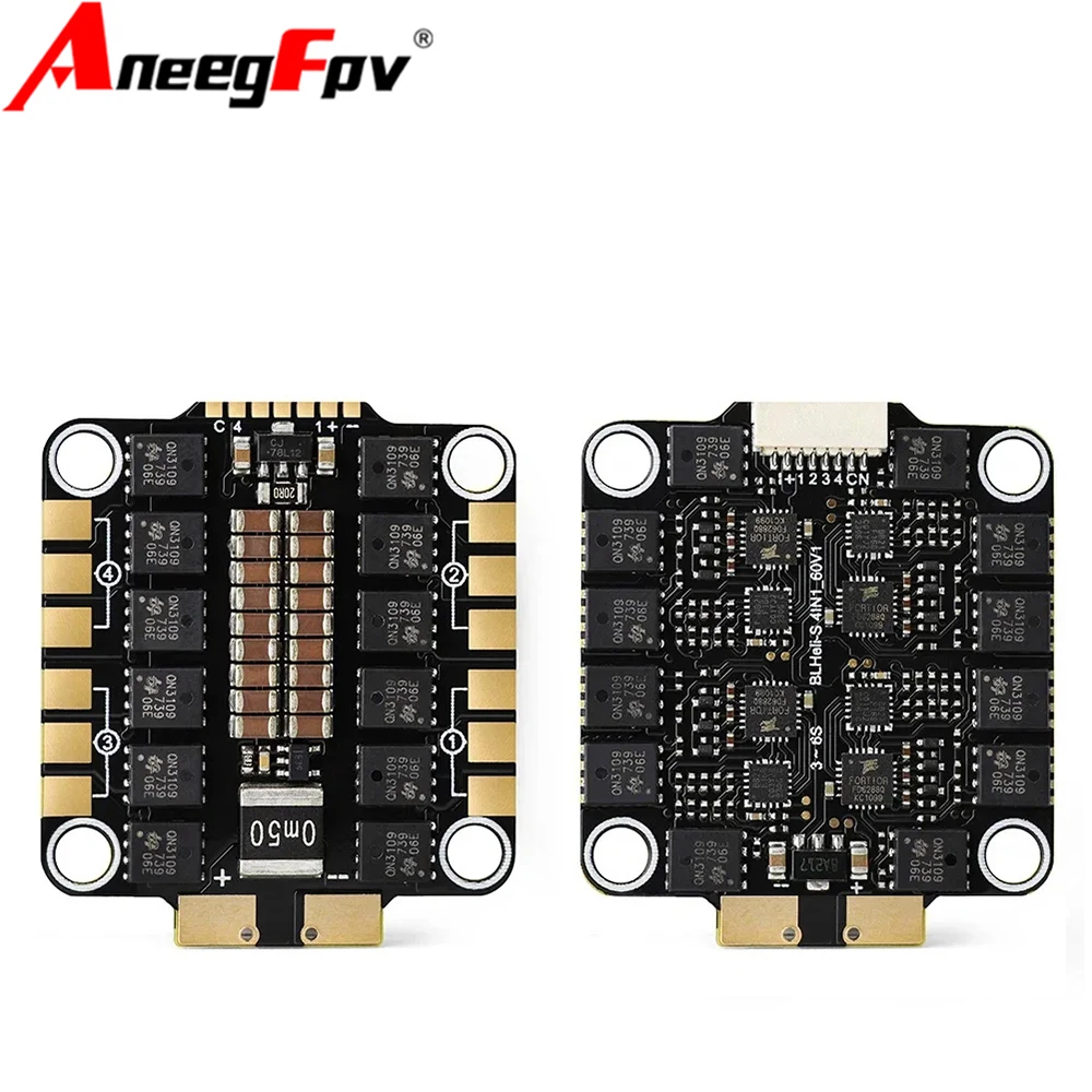 

Контроллер полета HGLRC SPECTER F460 Stack F405 V2 MPU6000 BLHELI_S 60A 4in1 ESC 30X30mm 2-6S для FPV Freestyle Drone