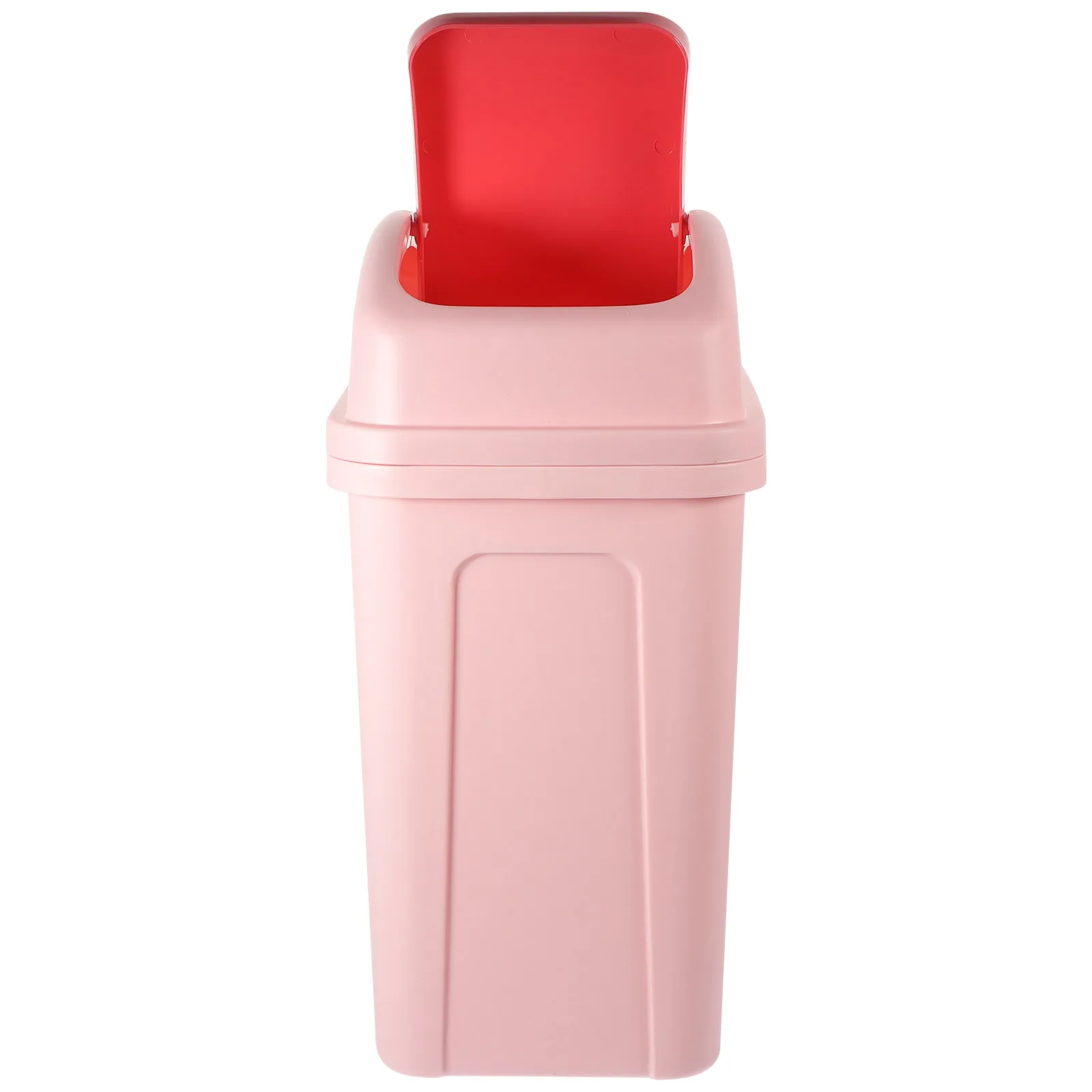 

Large Capacity Household Trash Can Thick Plastic Garbage Bin Swing Lid Indoor Kitchen Bathroom Nursery Trash Can