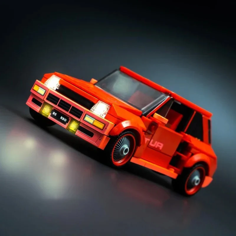 340 قطعة MOC سيارة كلاسيكية شعبية هاتشباك نموذج لتقوم بها بنفسك تجميع ألعاب المكعبات هدية عيد ميلاد للأطفال