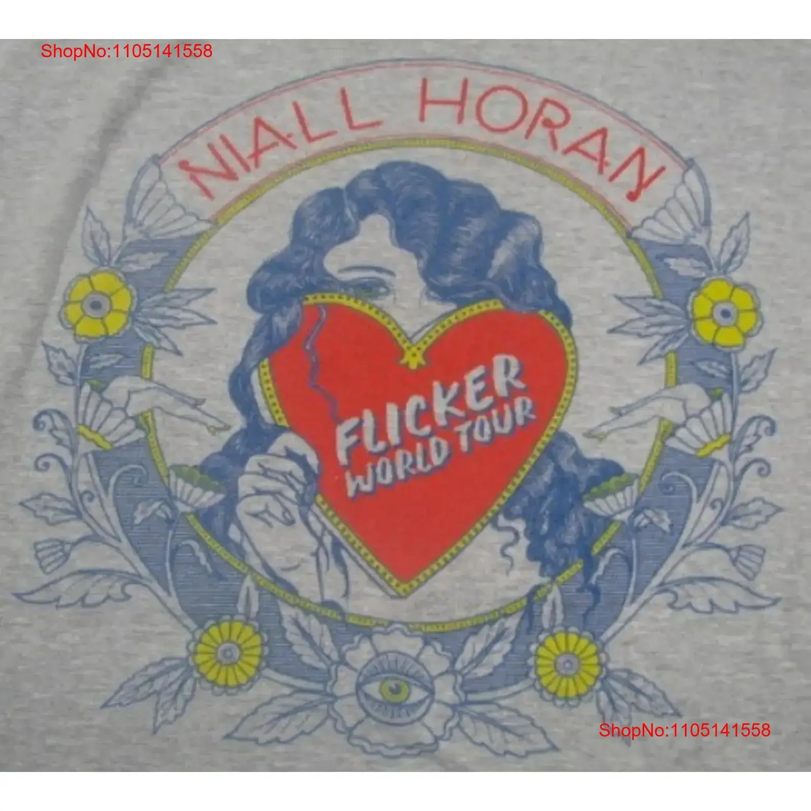 

Футболка NIALL HORAN 2018, Flicker World Tour, размер среднего размера, винтажная, стираная, удобная, повседневная, растянутая, с графическим рисунком, модная, мягкая