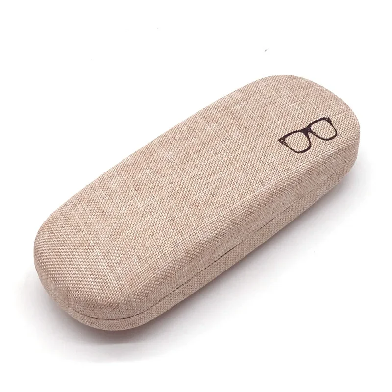 High Quality Glasses Case For Men Women Linen Cloth Eyeglass Cases Cover Hard Portable Spectacles Box Holder Eyewear Storage - view 5