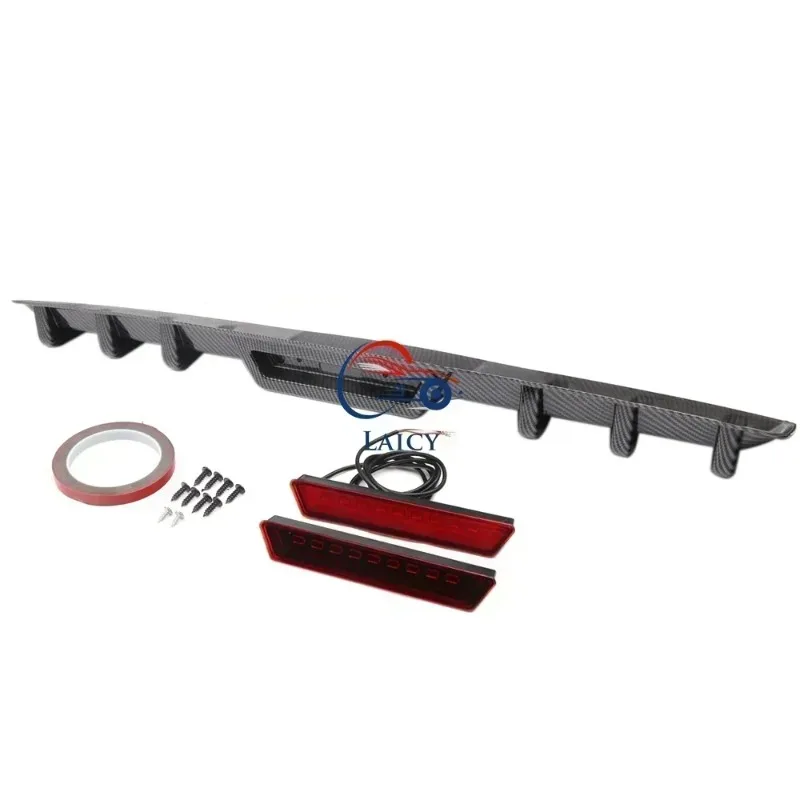 LAICY ل M-azda CX-5 CX-3 CX-30 CX-9 مانع صدمات خلفي للسيارة الناشر الشفاه ث/الذيل الفرامل وقف ضوء الفاصل المفسد القرش زعنفة الشفاه عدة #3