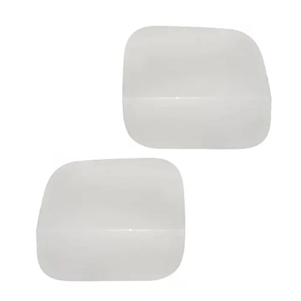 1 Pair Car White Plastic Front Left Right Bumper Towing Tow Hook Hole Covers Caps Fit For Toyota Highlander 2020-2023