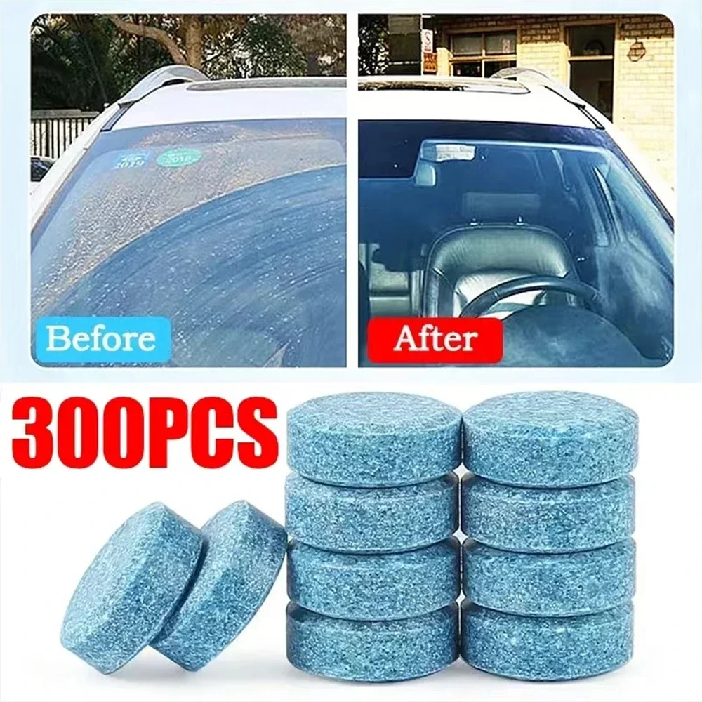 

Car Windscreen Solid Cleaner Effervescent Tablet Cleaner Kit Auto Wiper Glass Solid Cleaning Concentrated Tablets Detergent Kits
