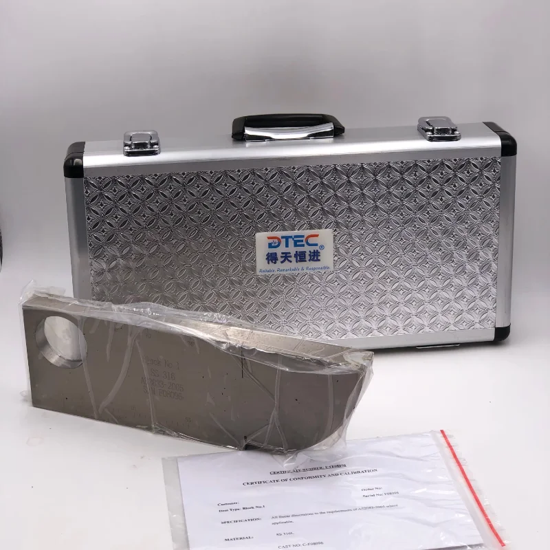 

DTEC V1 Ultrasonic Calibration Block, UT , Boat s