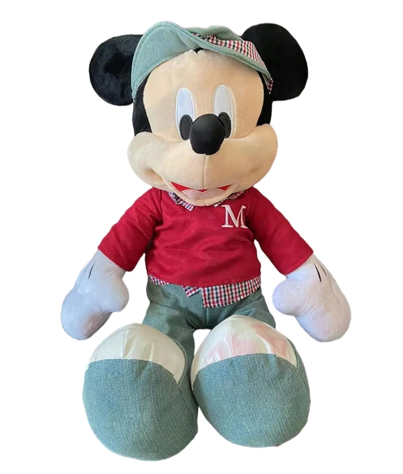 62CM Original Disney Mickey Hat Cosplay Giant Cartoon Plush Toy Doll High Quality Birthday Christmas Gift For Children