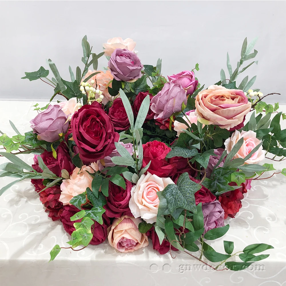 

Customized Simulation Silk Floral Arrangement Wedding Decoration Artificial Rose Flower Balls For Wedding Decoration Wreath