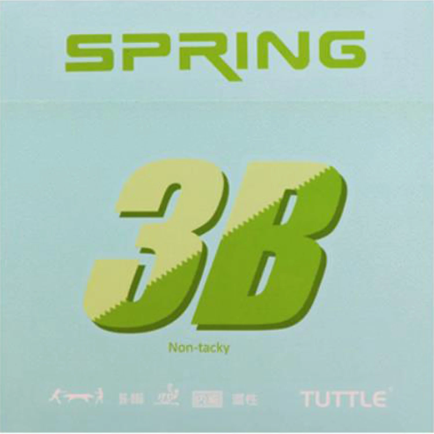 TUTTLE SPRING 3B Non tacky pingpong Pips-in table tennis rubber with Sponge