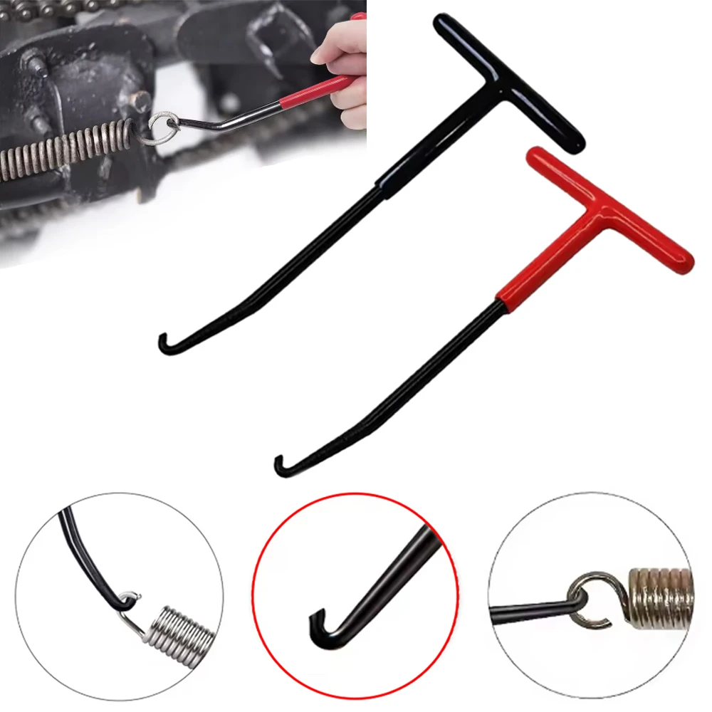 

1pcs Motorcycle Bike Vehicle Exhaust Spring Hook T Shaped Handle Exhaust Pipe Spring Wrench Puller Installer Hooks Repair Tool