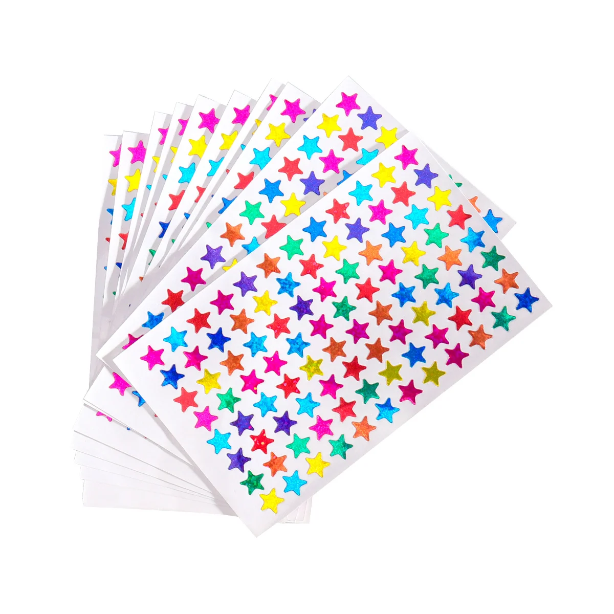 

4800 шт. блестящих наклеек-звездочек, цветные стикеры для системы поощрений учителей, стимуляторов в классе, подарочной упаковки