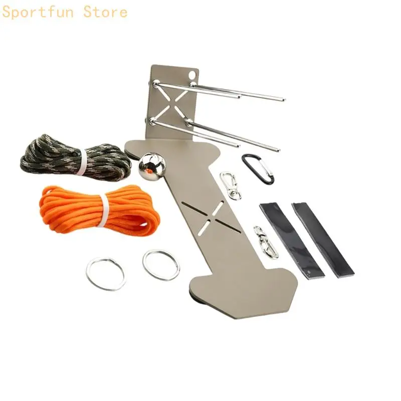 Cord Weaving Aid with Metal Rod Frame for Wrist Cord Making, Utility Craft Tasks and General DIY Maker Use Today X7JD