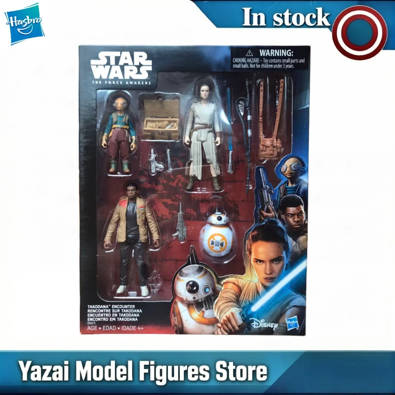 originale-hasbro-star-wars-the-force-awakens-finn-takodana--maz-kanata-bb-8-rey-action-figure-modello-da-collezione-regalo