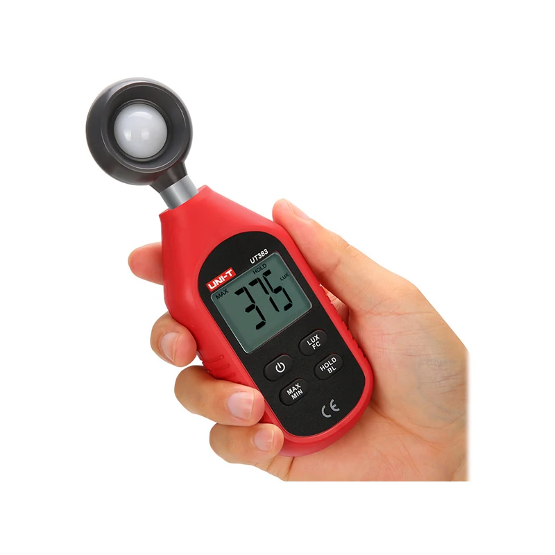 UNI-T UT383 Lux Mini Digital Light Meters Environmental Testing Equipment Handheld Type Luxmeter Illuminometer