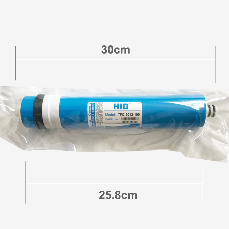 HID TFC 2012- 100 GPD RO membrane for 5 stage water filter purifier treatment reverse osmosis system NSF/ANSI Standard