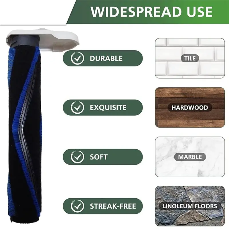 Tineco Floor One/S1/X1/FB2116/FB2217/78 진공 청소기 유닛용 ABUD 교체용 전기 브러시 헤드 롤러 엉킴 방지