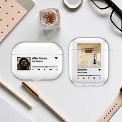 Benutzer definierte Song Musik Plakette Airpods Fall Album Cover für Apple Airpods 1 2 3 Soft Silikon Cover Bild Fall für Airpods Pro