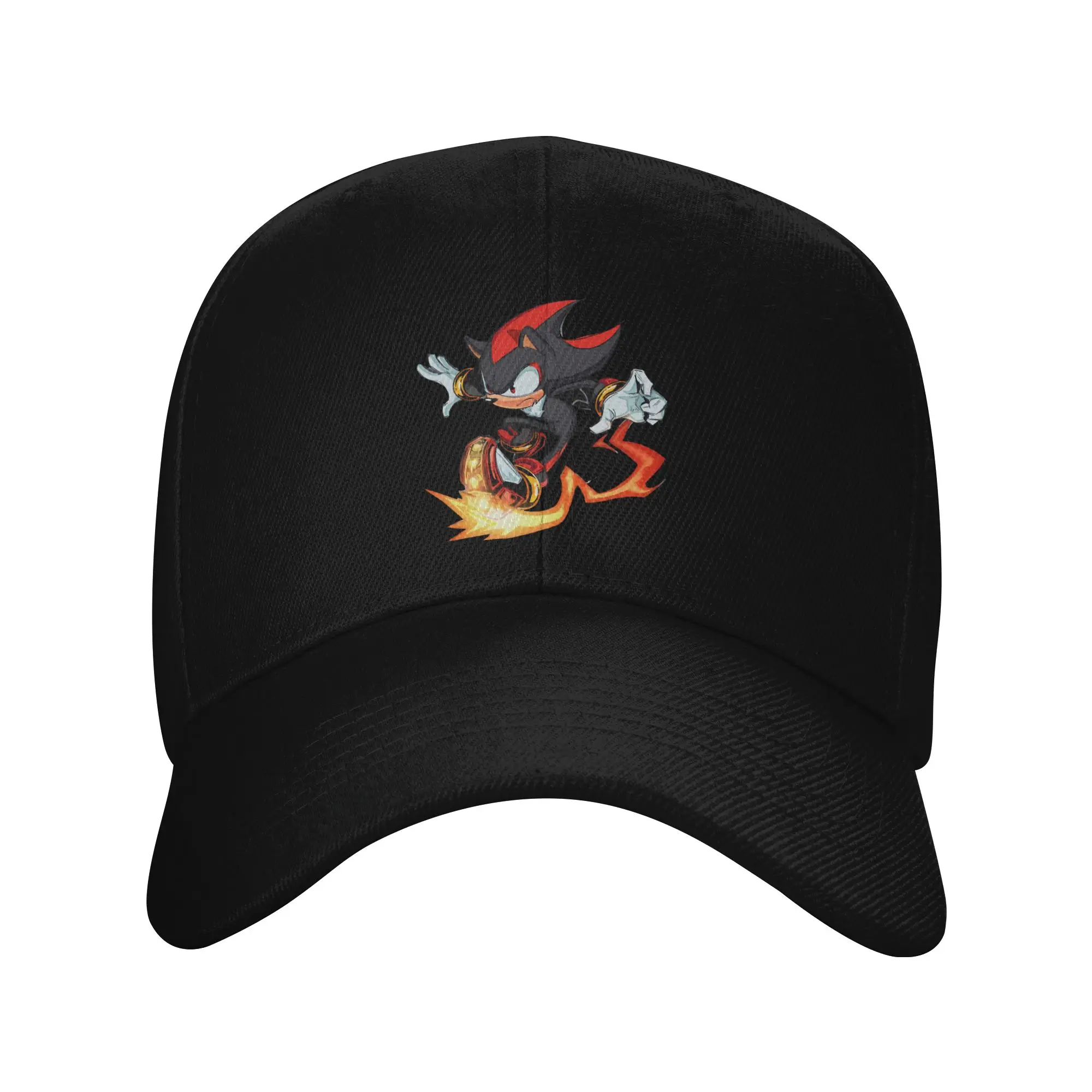 Shadow the hedgehog Fire Trendy Baseball Cap Daily Walking Cotton Casual Hat