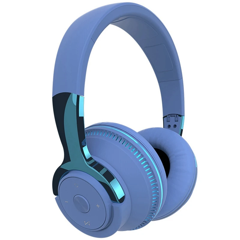 Bluetooth 5.1 Headphones, Colorful Headset Wireless Headphones, For Game Console Ps4, Computer