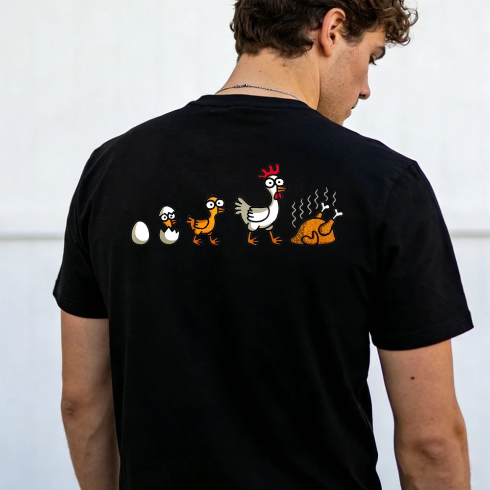 Funny Men's Tshits The Evoluti - Street Fashion History review and price
