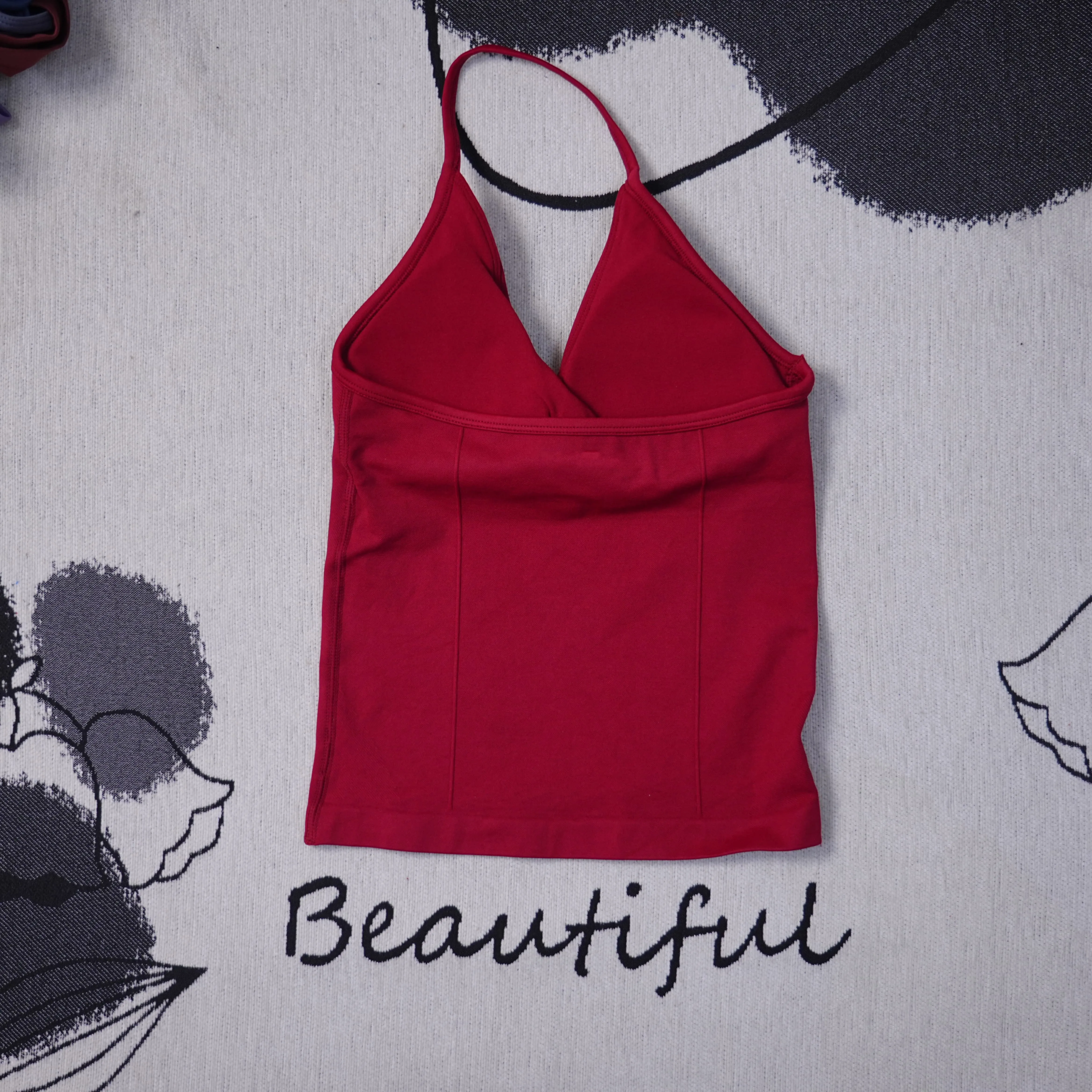 DF اليوغا تأثير Strappy الصدرية رياضة الجري حبال الملابس الداخلية Ipmact الحمالات ممارسة سلس الصدرية العجن ممارسة اليوغا الرياضة #6