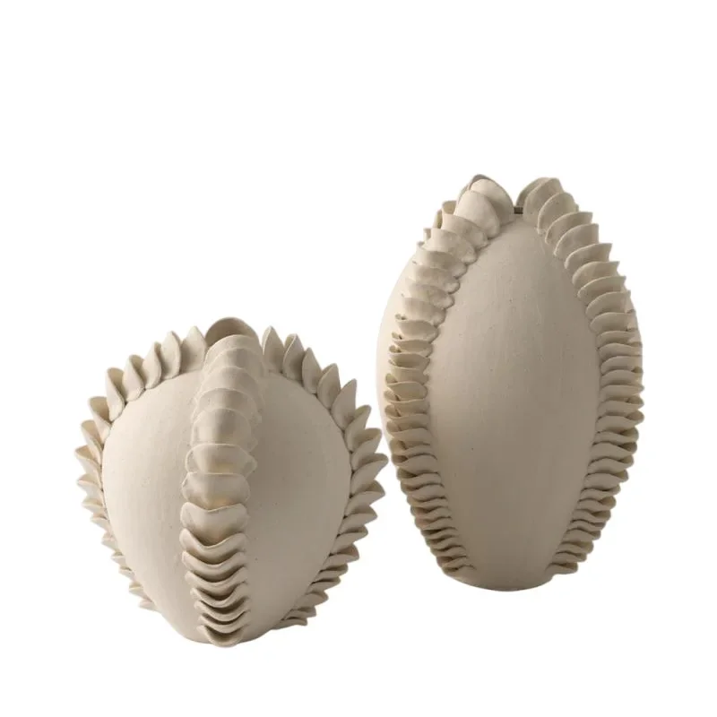 

Ceramic vase home soft decoration model room wabi sabi antique flower arrangement jewelry ornament