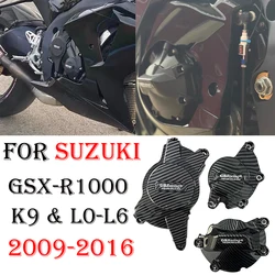 Motorcycles Engine Cover Protection Case FOR SUZUKI GSX-R1000 K9 2009 2010 2011 2012 2013 2014 2015 2016 Carbon Fiber Printing