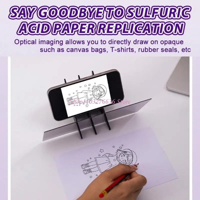 R6FD 6.5/9/12inch Optical Tracing Board für Bilder, die Zeichnungspraxisum für Unterrichtsunterricht und Heimgebrauch