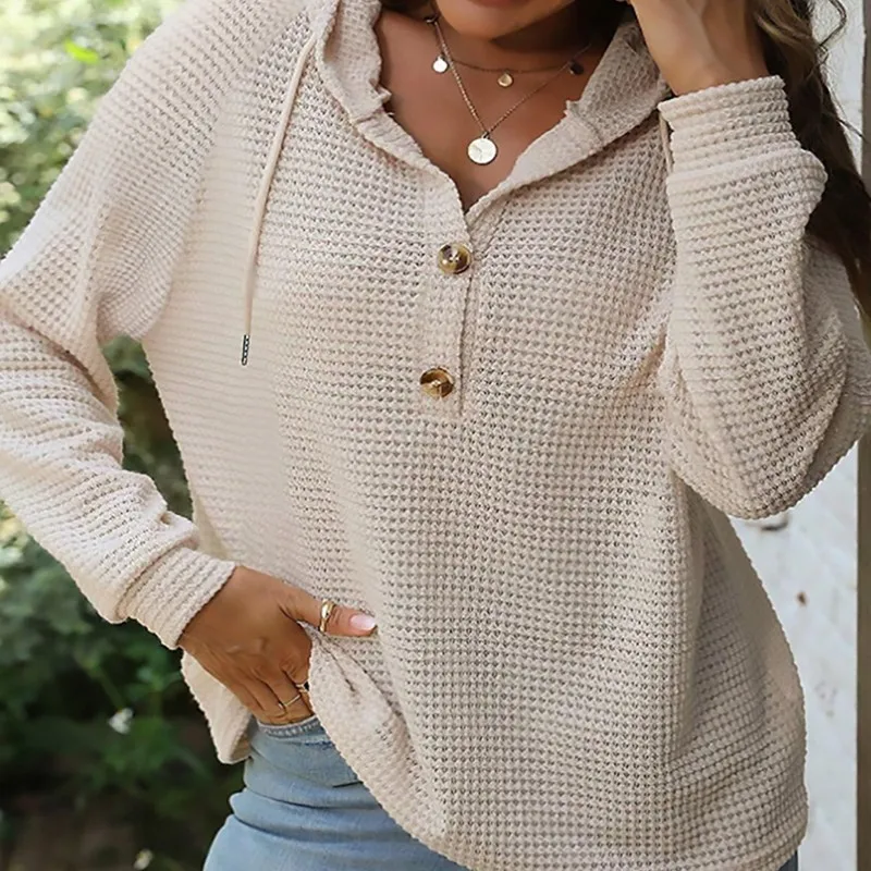 2026 Autumn And Winter Women's Clothing Fashionable, Comfortable, Loose, Casual Temperament, Versatile Commuting, Simple Hoodie