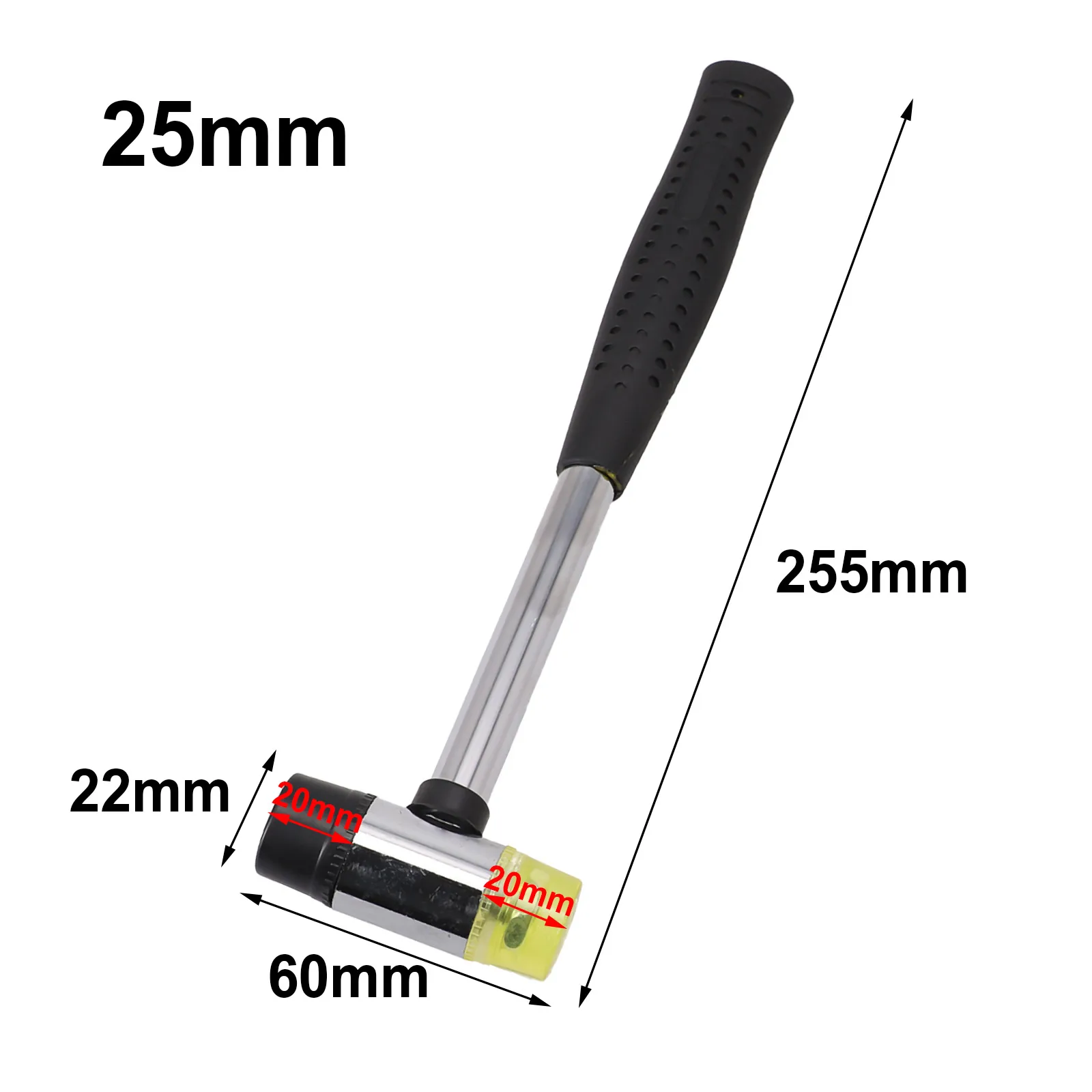 Rubber Hammer Accessories Components DIY For Jewelry Hand Tool Hand Tools Multi-function Tool Woodworking 1PCS