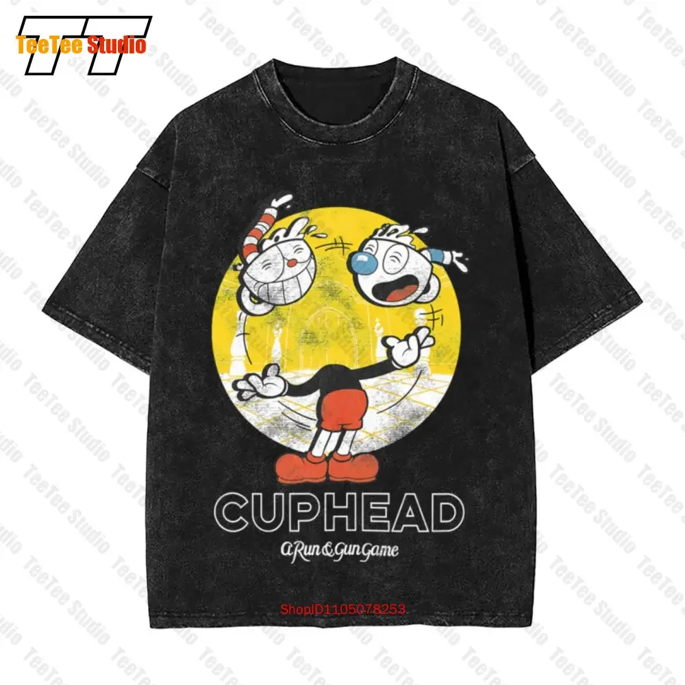 Cuphead Juggling Heads Vintage Oversized T-Shirt 2QD0