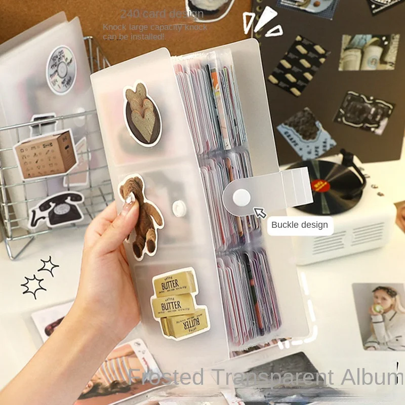 3454 3-inch/4-inch Photo Album Photo Storage Postcard Sticker Movie Ticket Card Book Card Commemorative Card Photo Album