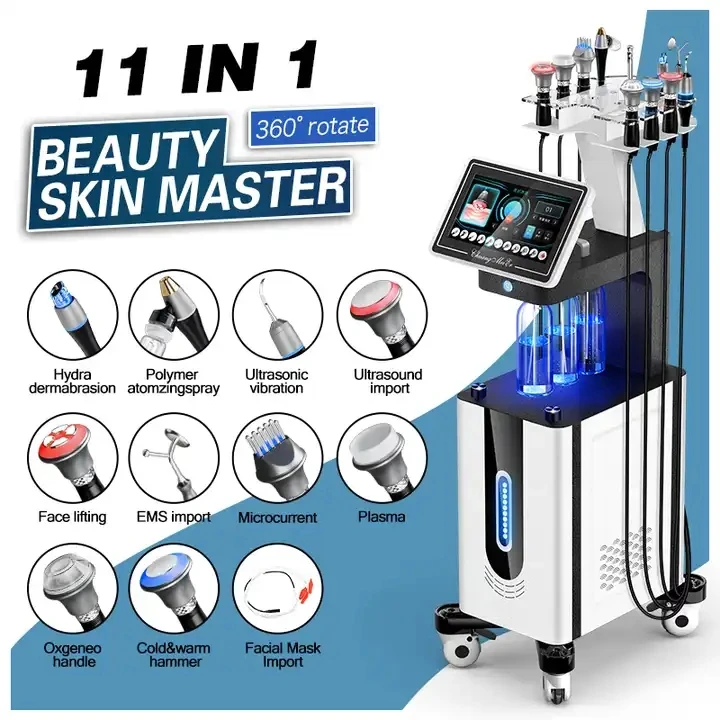 Multifunction  Face Lifting Oxygen Hydra Dermabrasion Skin Care Machine Facial Ultrasonic Cleaning Rejuvenation Remove Blackhead