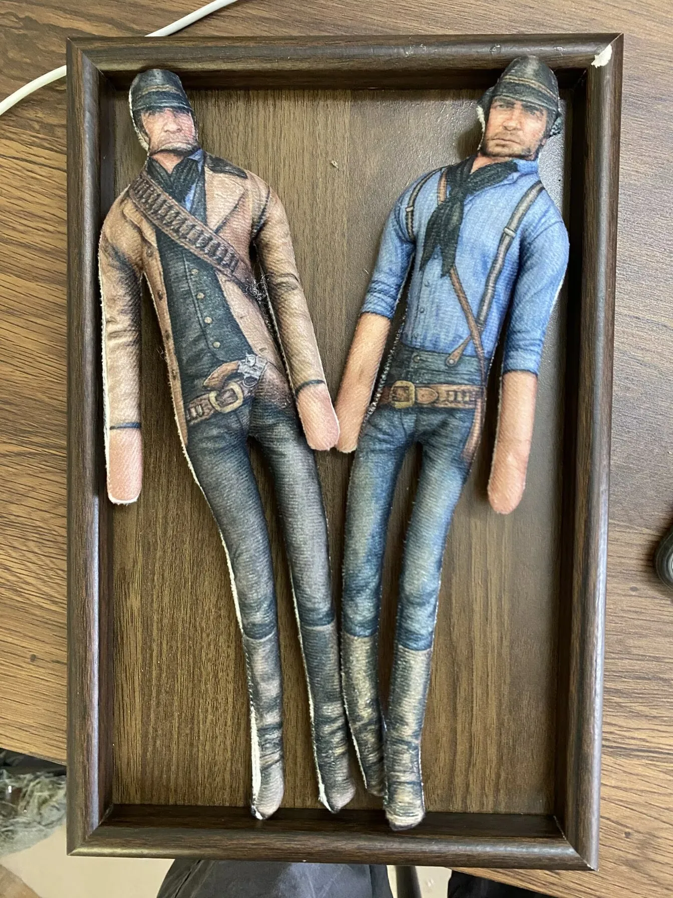26cm Flexible Body Wire Anime Game RDR2 Arthur Morgan / John Marston Cartoon Figure Plush Toy Red Dead Redemption 2 Plushie Doll